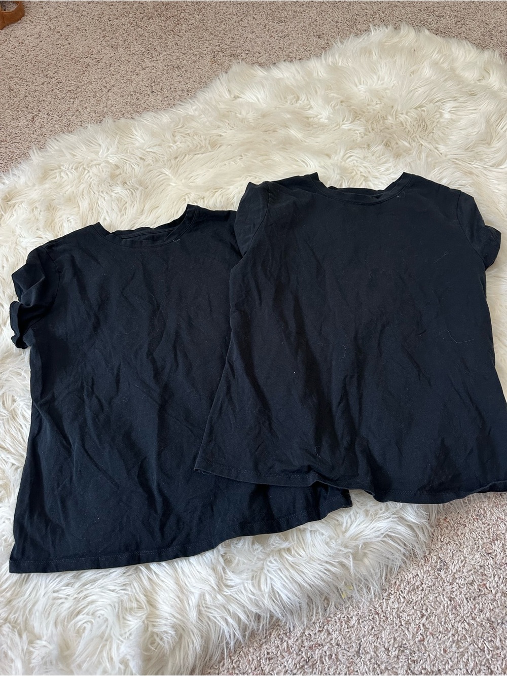 a new day Black Short Sleeve Crewneck Tees - Pair